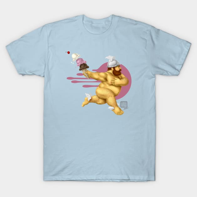 Ice Cream in a Flash! T-Shirt by BEarMUSEMENT